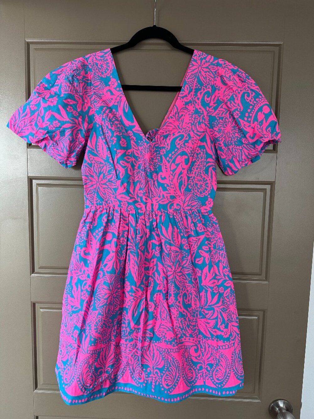 Lilly Pulitzer Suzie Dress - Aura Pink Leaf